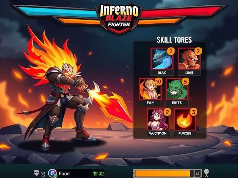 Inferno Blaze Fighter gameplay screenshot
